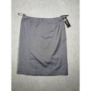 Lafayette 148 New York Skirt Womens 12 Petite Wool Silk Career Office Workwear